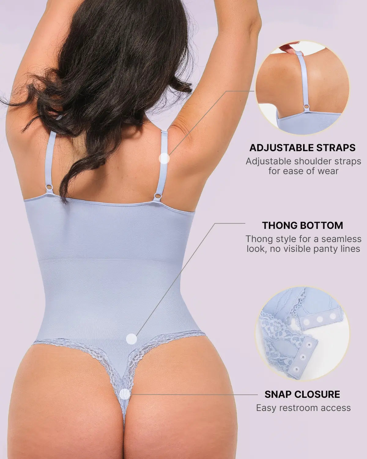 OceanHug™ Oyster Reborn Smoothing Bodysuit - Seamless Shapewear for Women - Slimming Full Body Shaper - Perfect for Everyday Wear & Special Occasions