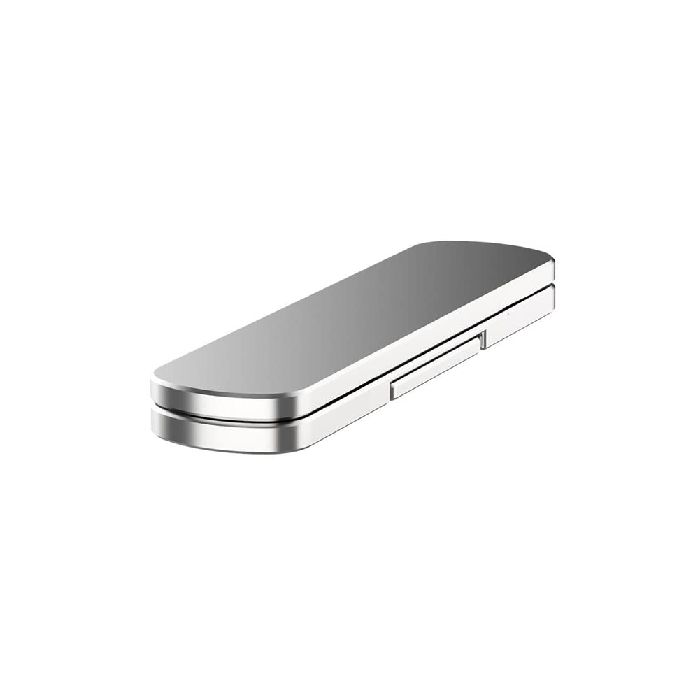 360° Rotating Foldable Aluminum Alloy Phone Ring Holder - Silver | Finger Grip Stand for iPhone & Samsung | Perfect for Selfies, Videos & Hands-Free Use