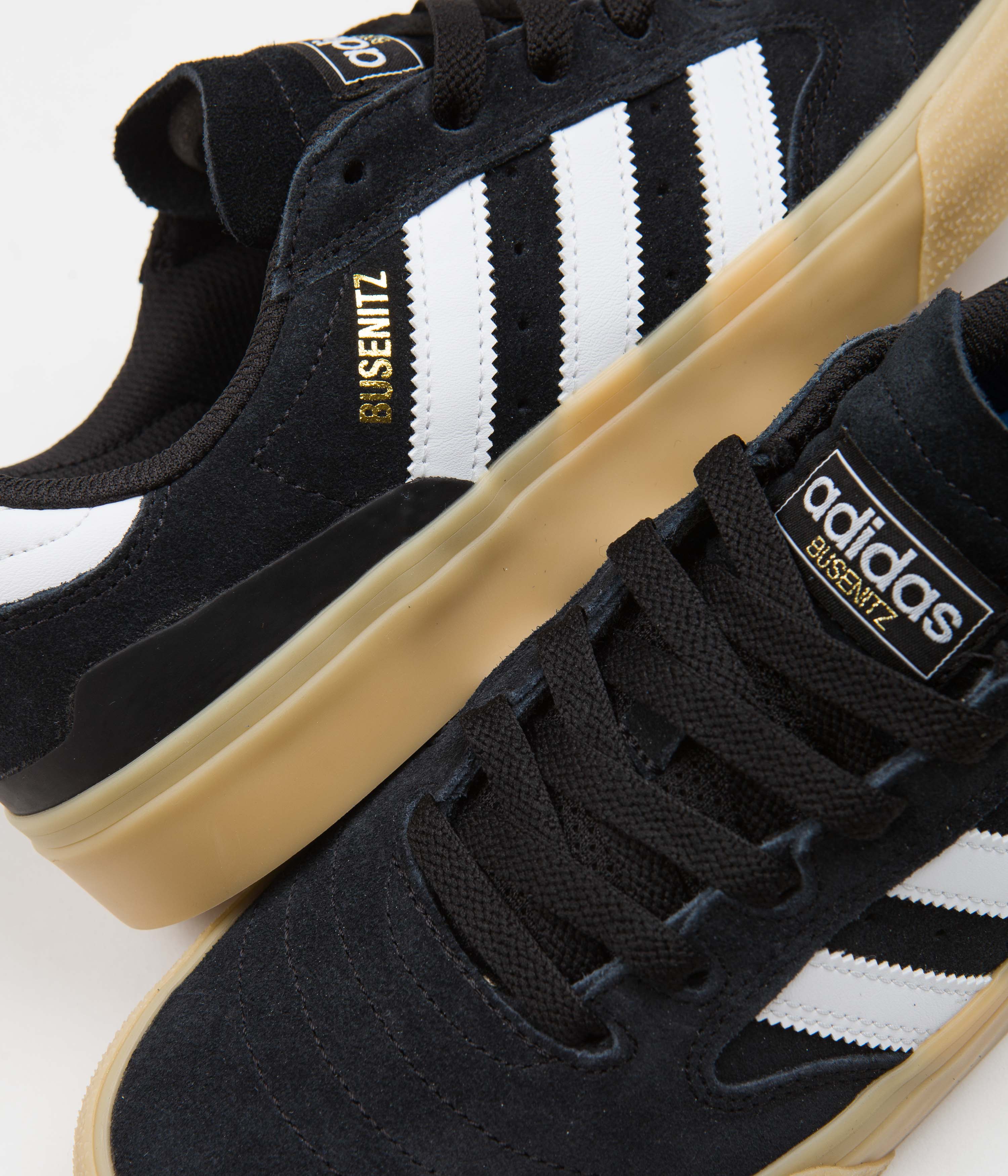 Adidas Busenitz Vulc II Skate Shoes - Core Black / FTWR White / Gum3 - Durable & Comfortable for Skateboarding & Casual Wear