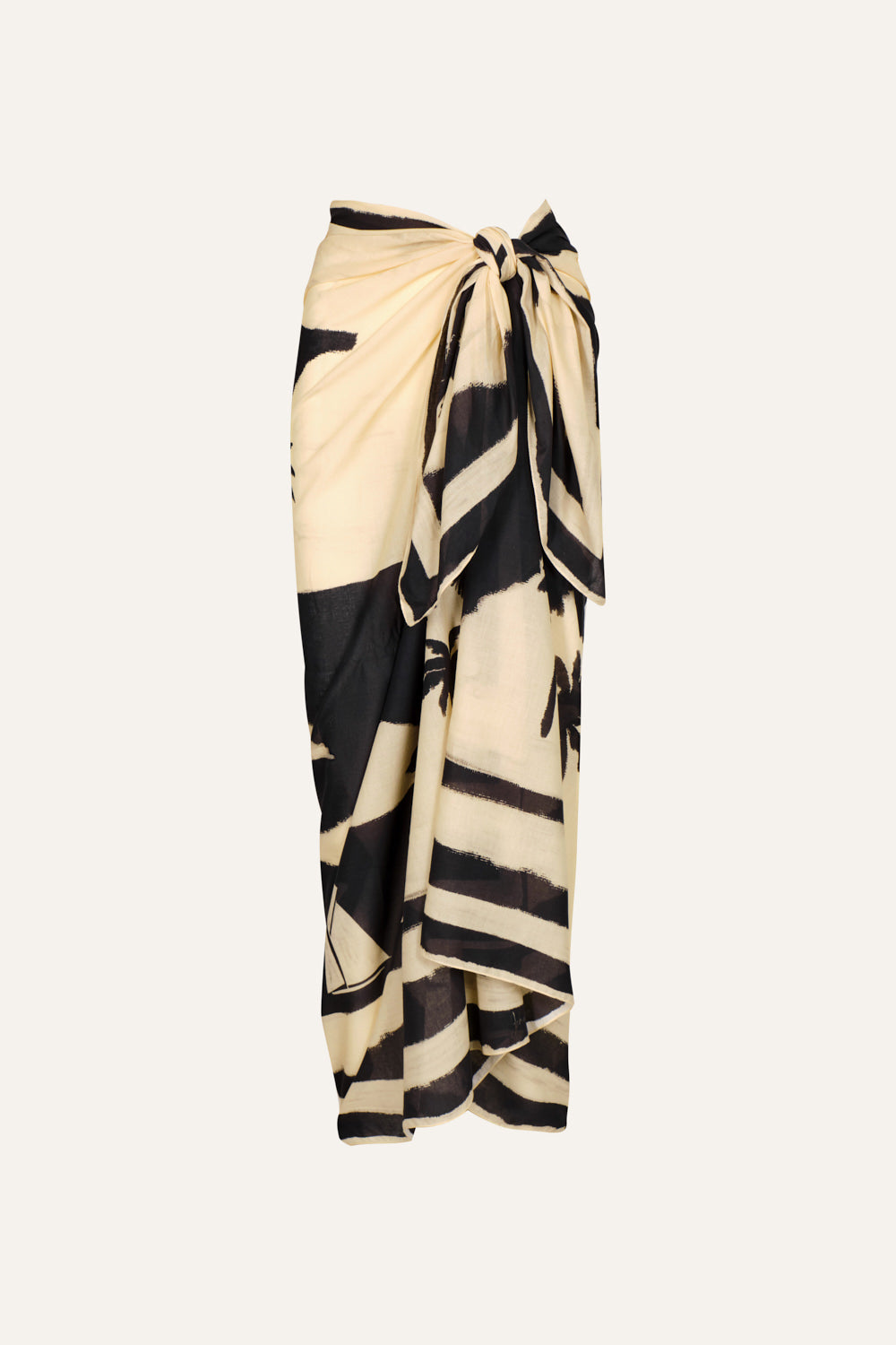 Stylish Sailing Landscapes Pareo - Lightweight Beach Cover-Up for Women - Perfect for Pool, Beach, and Summer Vacations