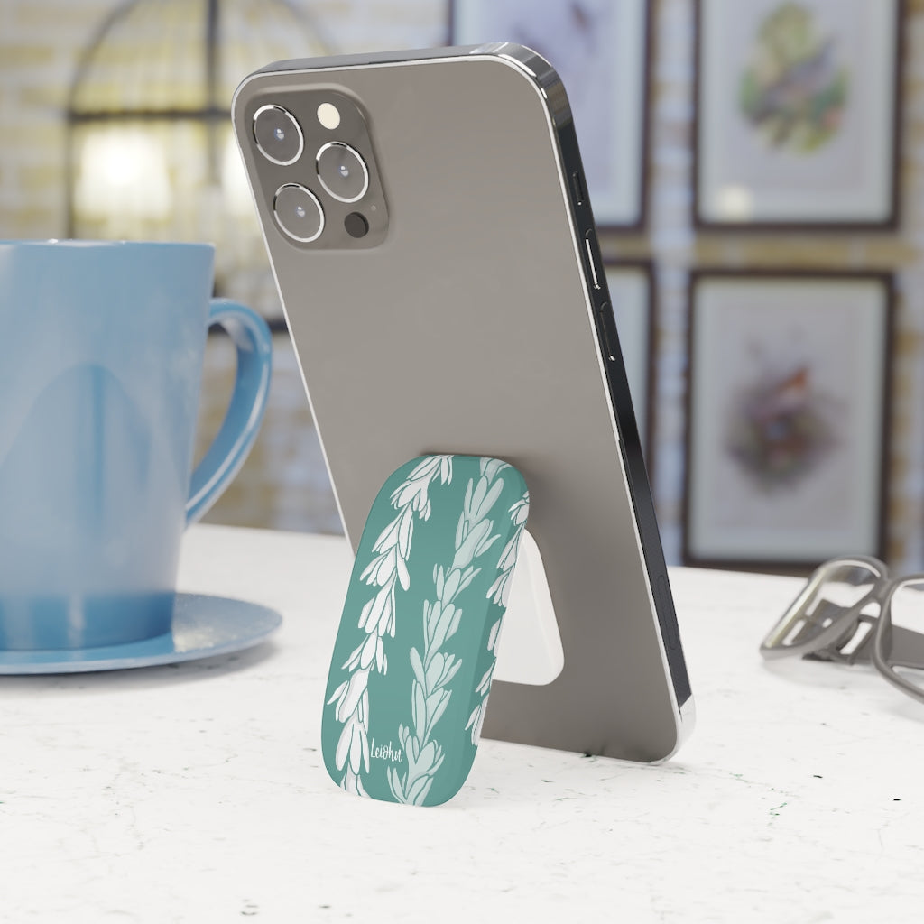 Premium Tuberose Lei Phone Grip - Non-Slip Phone Holder with Floral Design for iPhone & Samsung | Perfect for Weddings, Parties & Everyday Use