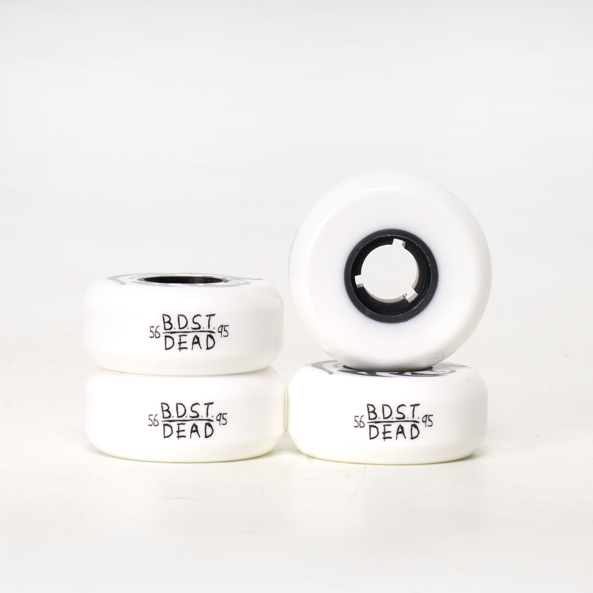 Dead X BDST 56mm 95a Skateboard Wheels - Black Dragon Skate Team - High Performance for Street Skating & Park Tricks