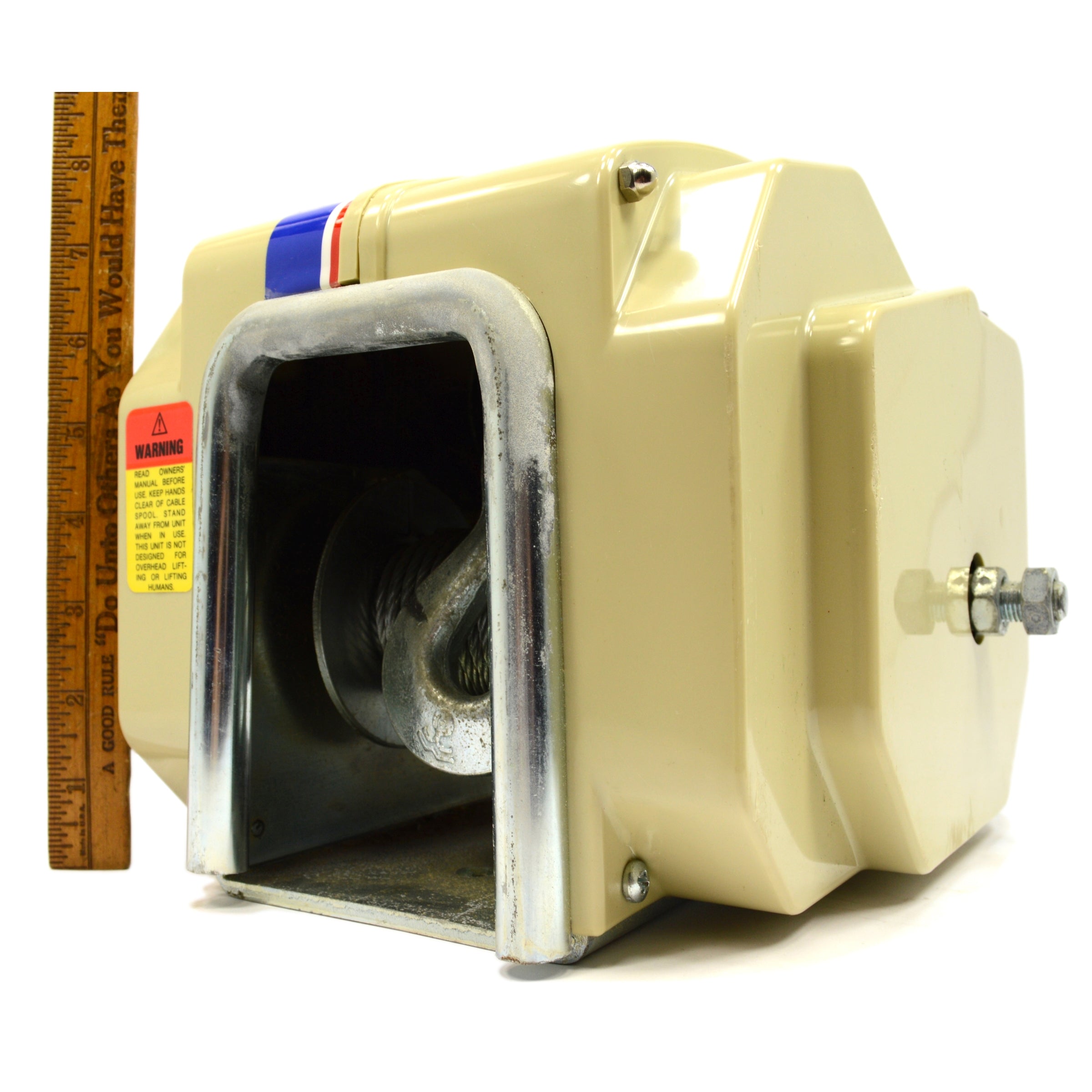 POWERWINCH No. 312 Electric Trailer Winch - 12V Heavy Duty Boat & Utility Winch with Remote Control - Perfect for Boat Trailers, ATV Hauling & Off-Road Recovery