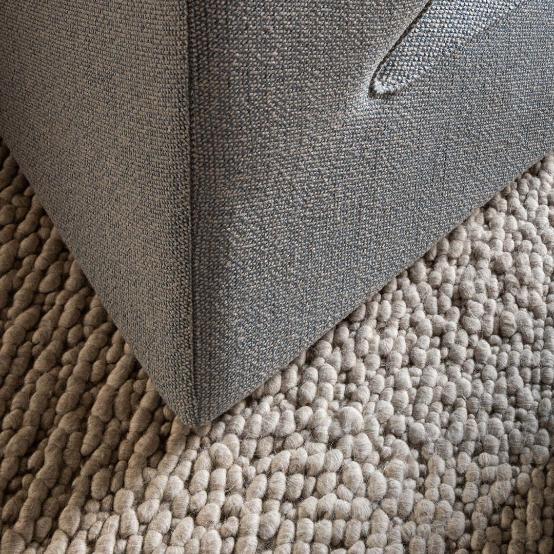 Nina Bruun Gravel Rug - Modern Handwoven Wool Area Rug for Living Room, Bedroom & Dining Room - Boho Chic Home Decor for Cozy & Stylish Interiors