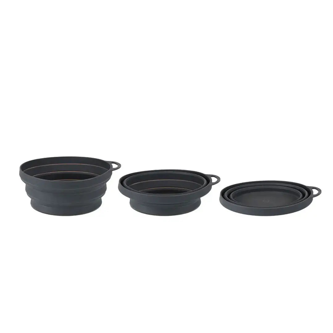 Lifeventure Ellipse Collapsible Bowls - Lightweight Camping Bowls for Backpacking, Hiking & Travel | Compact, Durable & Space-Saving Outdoor Dinnerware