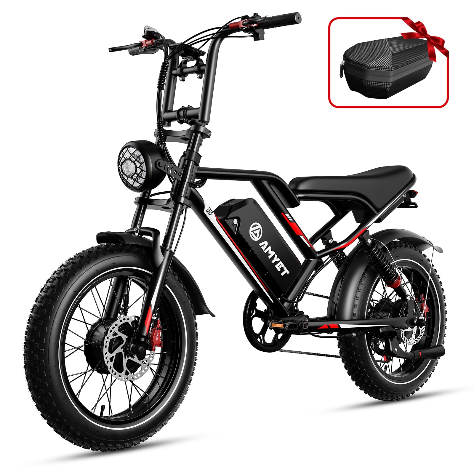 **3000W Dual Motor AWD Electric Bike for Adults - 48V 25Ah Ebike, 33MPH Speed, 75+ Miles Range, Hydraulic Disc Brakes, Full Suspension, 7-Speed - Perfect for Commuting, Off-Roading & Adventure Riding**