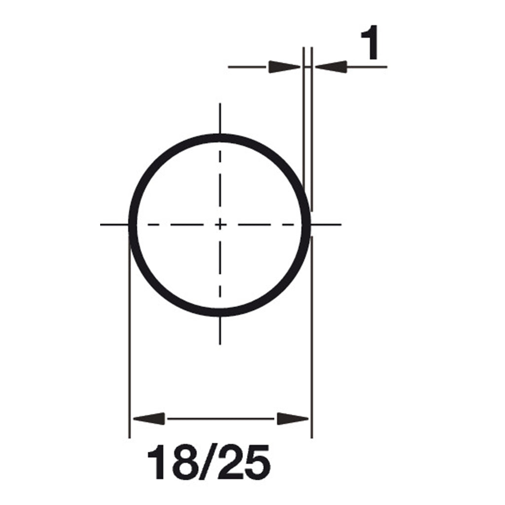 Round Wardrobe Rail - Heavy Duty Clothes Hanging Rod for Closet Organization | Perfect for Bedrooms, Walk-in Closets & Laundry Rooms