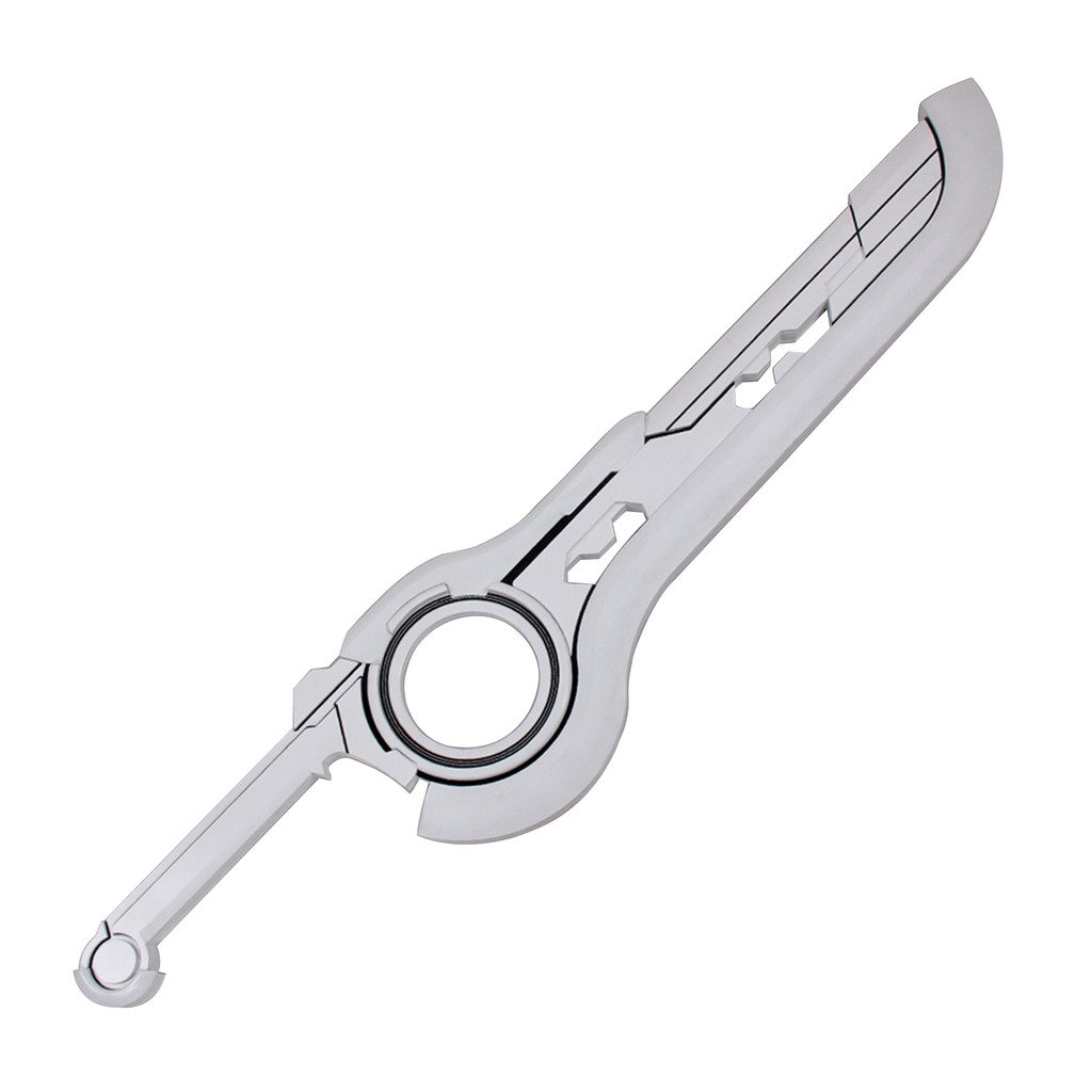Xenoblade Chronicles Shulk Cosplay Sword - Monado Replica White | Anime Video Game Prop for Cosplay, Costume, and Collectors