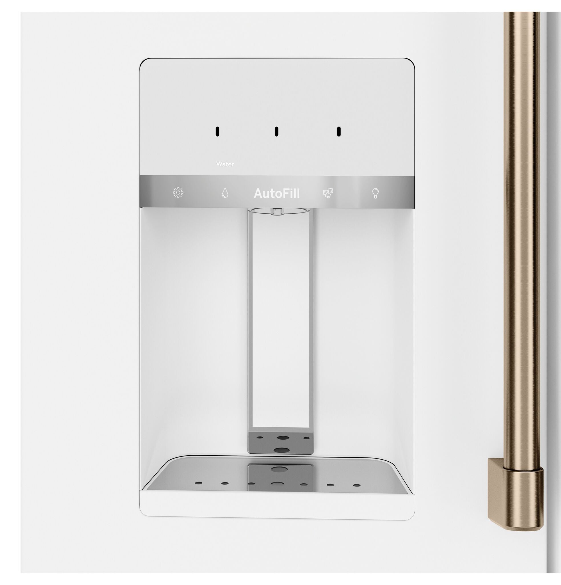Matte White Smart Counter Depth 4-Door French Door Refrigerator - 22.3 Cu.Ft. Capacity, Energy Efficient, Smart Home Compatible - Perfect for Modern Kitchens and Open Floor Plans (Model: CXE22DP4PW2)