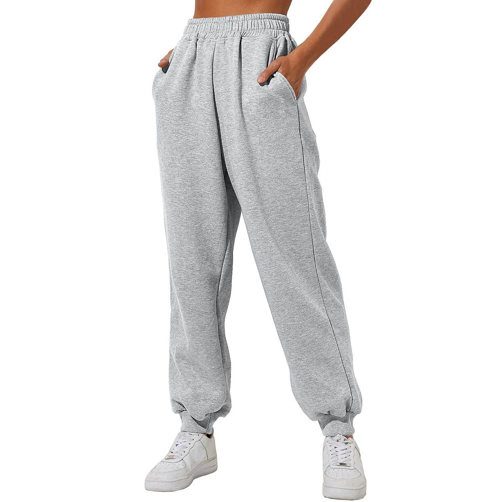2024 Women's High Waisted Sweatpants - Fashion Drawstring Joggers with Cinch Bottom for Workout & Fall Outfits | Comfortable Lounge Pants for Yoga, Running & Casual Wear