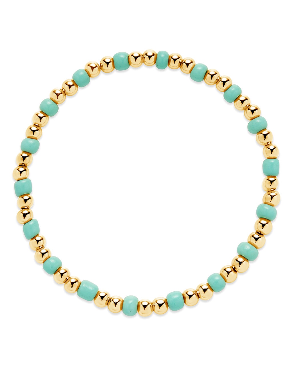 Stylish Misty Beaded Stretch Bracelet Set of 2 - Trendy Boho Jewelry for Women - Perfect for Parties, Weddings & Everyday Wear