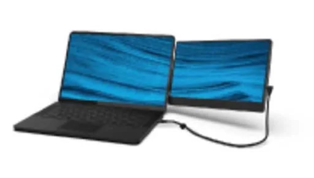 LUXOR SideTrak Swivel HD 12.5 Inch Portable Second Monitor for Laptop - Detachable USB-C Screen for Work, Gaming & Travel