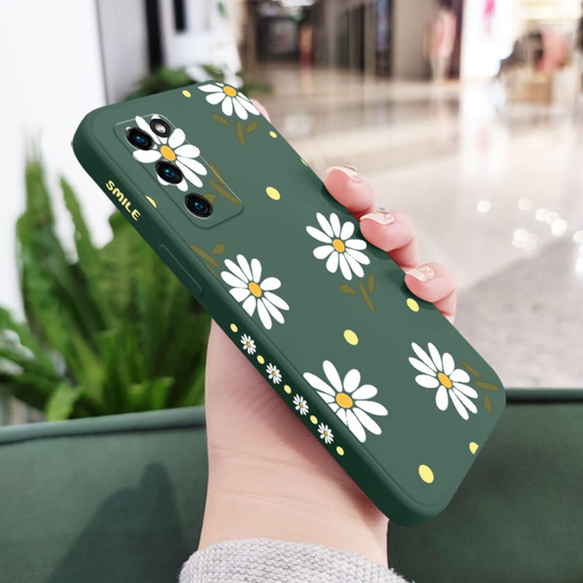 **Cute Daisy Pattern TPU Bumper Case for Samsung Galaxy S20 FE 5G (6.5