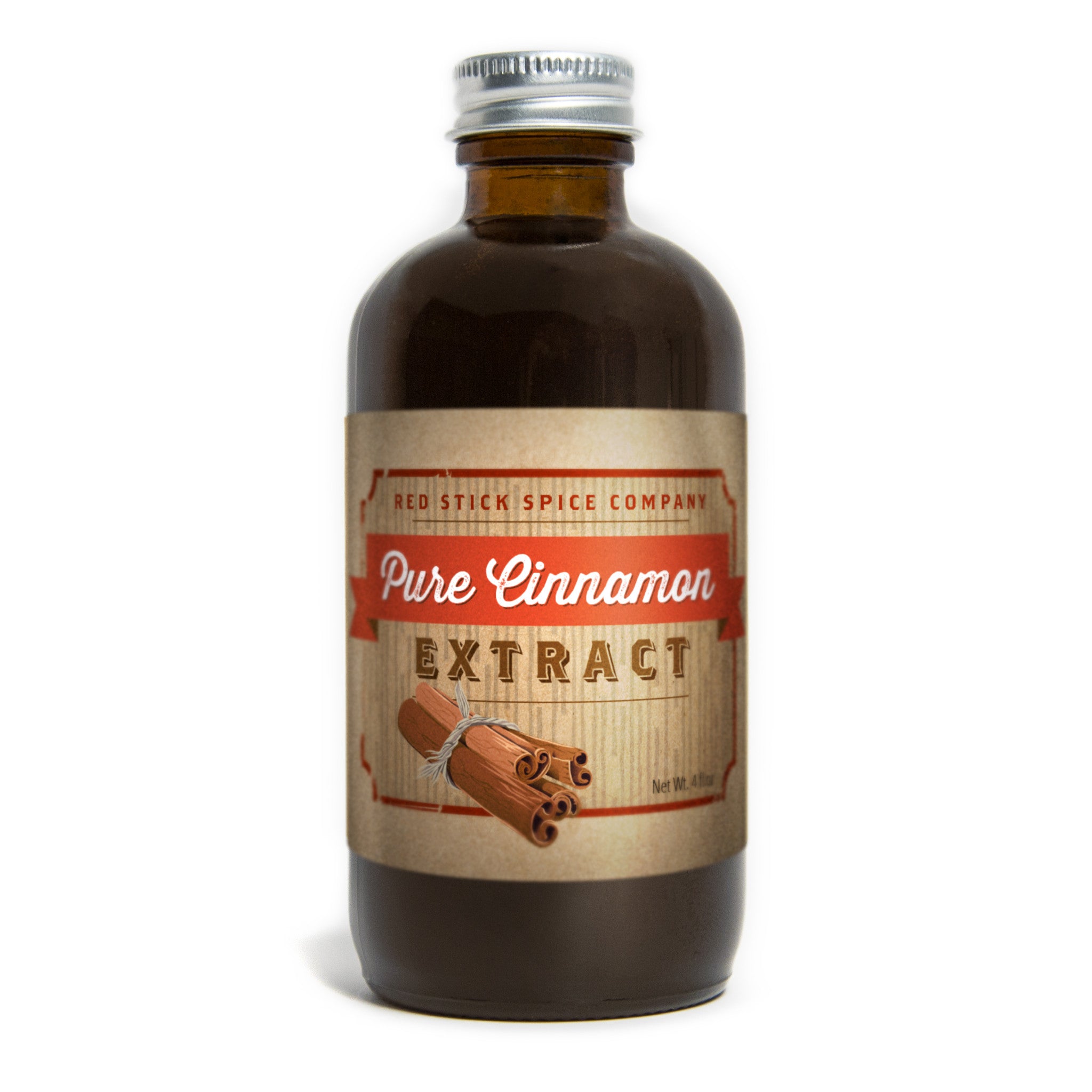 Pure Organic Cinnamon Extract for Baking & Cooking - Natural Flavor Enhancer for Coffee, Tea, Desserts & Healthy Recipes - USDA Certified, Gluten-Free, Vegan-Friendly