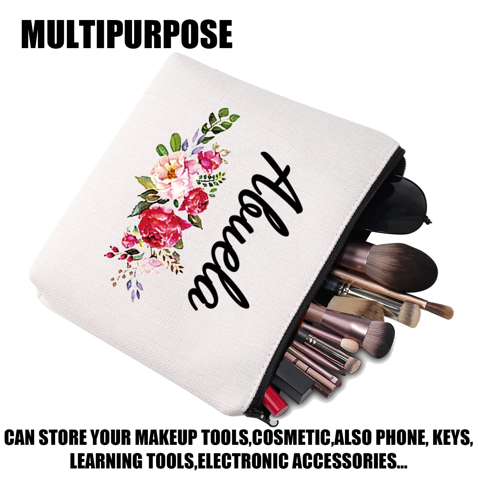 JYTAPP Spanish Abuela Makeup Bag - Best Grandma Ever Gift for Birthday, Mother's Day & Special Occasions - Perfect Cosmetic Pouch for Travel, Home & Daily Use
