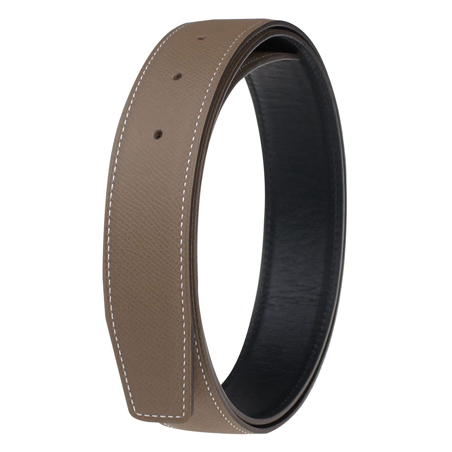 Premium Full Grain Cow Leather Belt Strap - 32mm Wide, No Buckle, Durable Replacement for Men & Women | Ideal for Casual, Business & Formal Wear