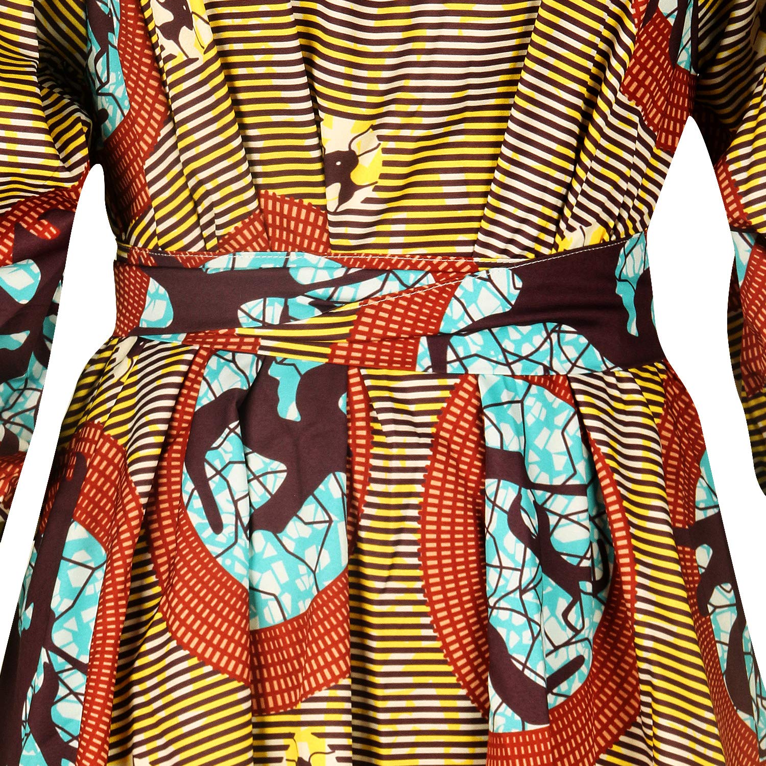 Moonight Sexy One Shoulder African Print Floral Dress - Women's Cocktail Party & Vacation Summer Dress