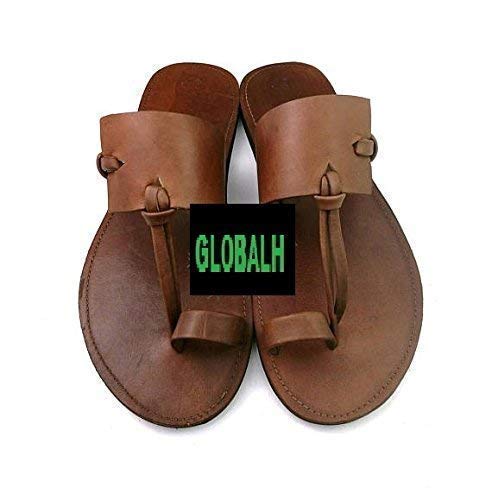 MIDSUMMER Men's Genuine Leather Sandals - Handmade Bohemian Rustic Chic Summer Sandals for Men | Perfect for Beach Vacations, Outdoor Adventures & Casual Wear