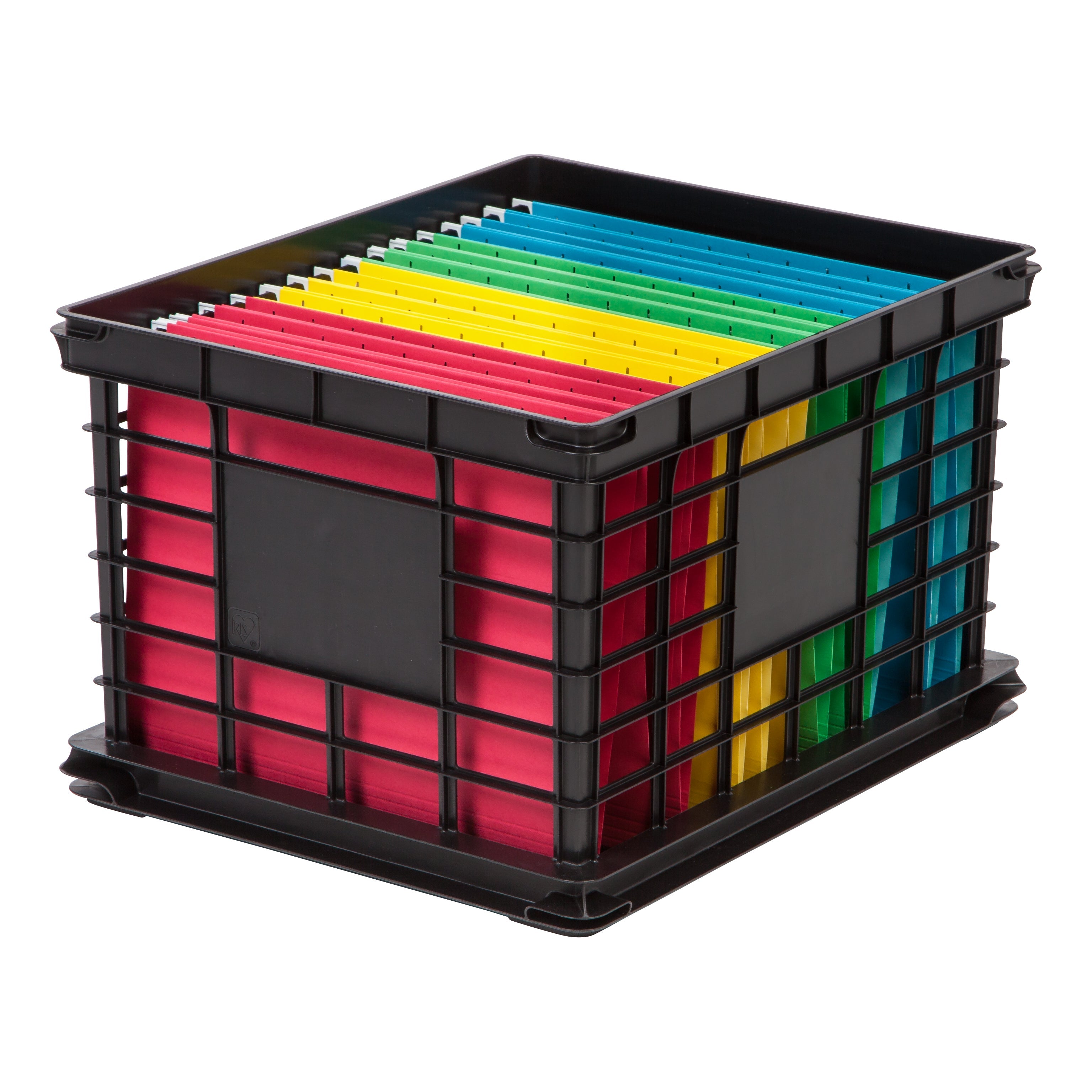Letter and Legal Size File Crate - Durable Storage Organizer for Office, School & Home Documents - Perfect for Filing, Organizing & Transporting Papers