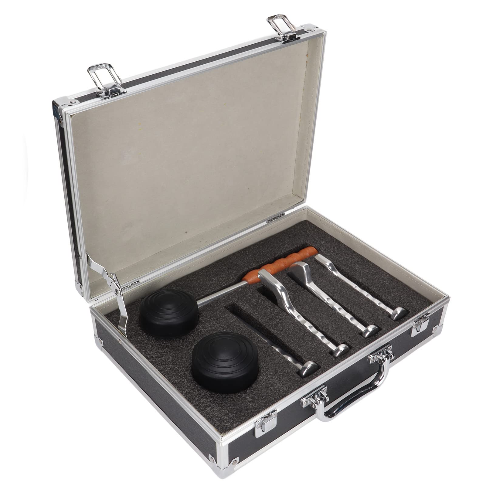 Wooden Hammer Massager for Muscle Pain Relief - Acupressure Therapy Tool to Relax Body & Promote Physical Health - Includes Storage Box - Perfect for Home, Office & Travel Use