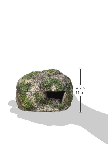 Zilla Pet Terrarium Rock Lair Hideout for Reptiles - Small Size Natural Decor for Lizards, Snakes & Geckos - Perfect for Desert & Tropical Habitat Setups