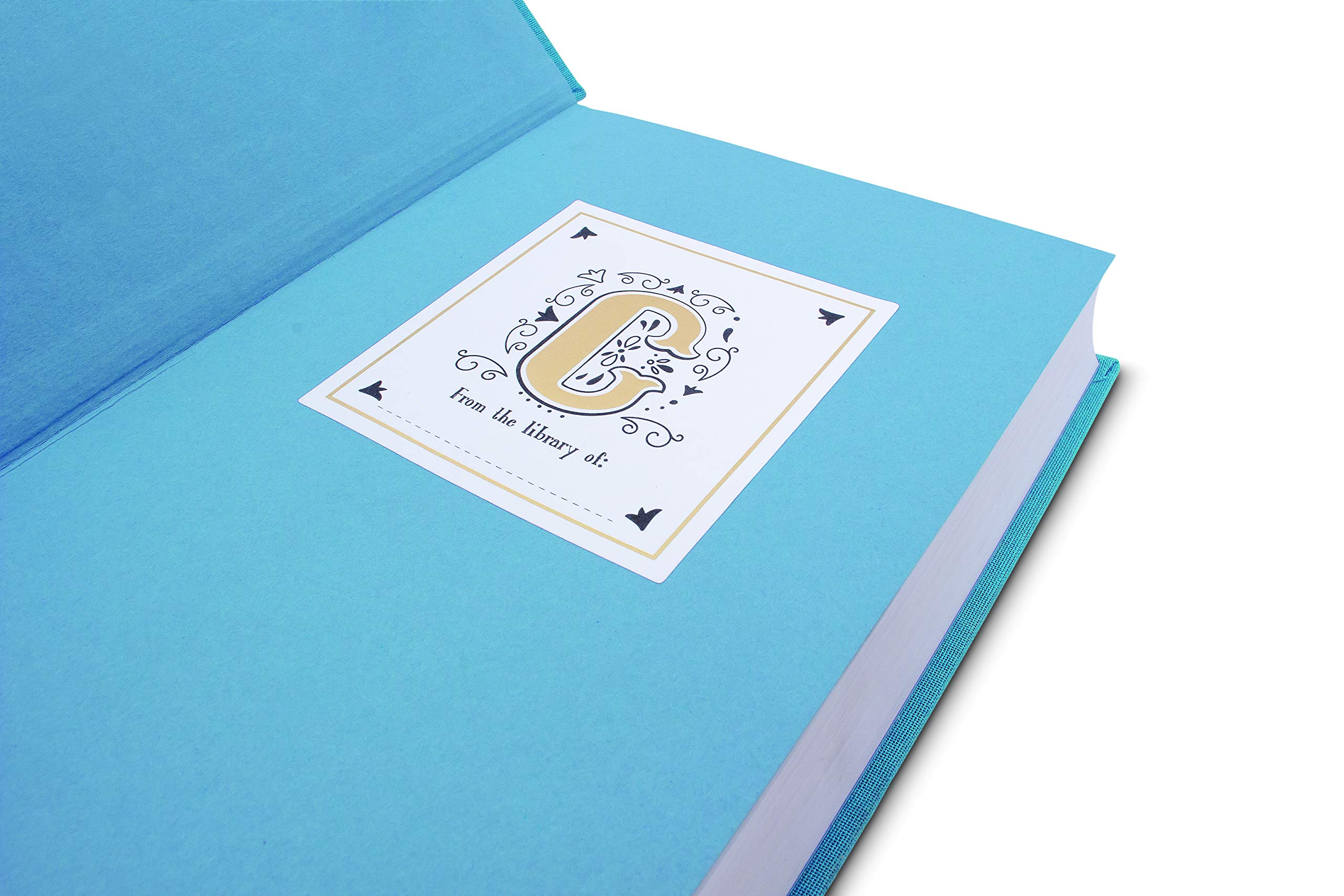 Personalized IF Letter Book Plates - Medium Size, Letter C for Kids' Books, DIY Scrapbooking & Home Decor Organization