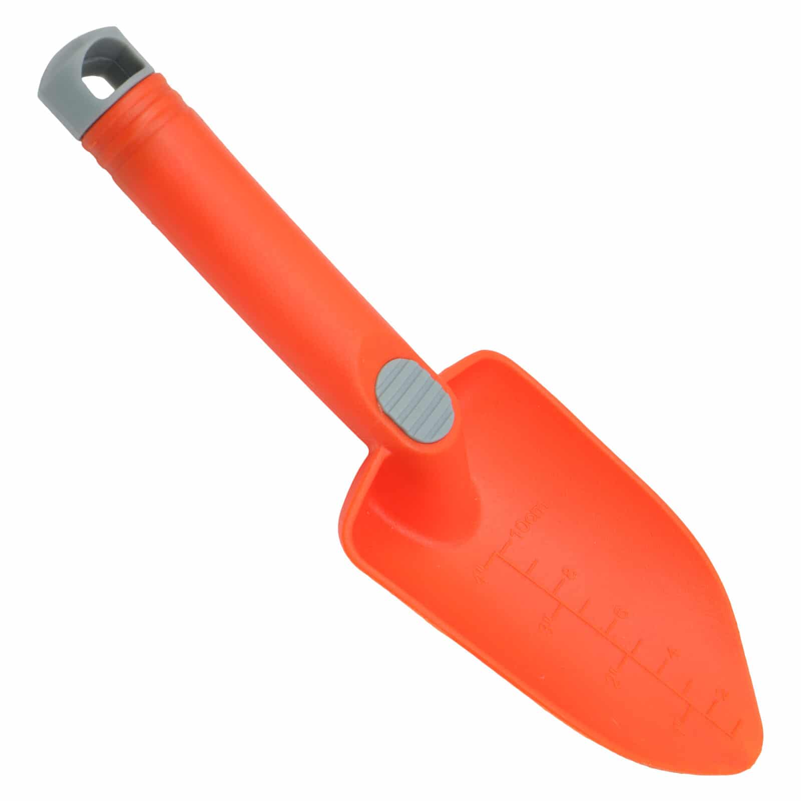 Orange Nylon Plastic Camping Backpacking Gardening Shovel Trowel - 11 Inch Lightweight Durable Multi-Purpose Tool for Outdoor Adventures, Hiking, and Yard Work