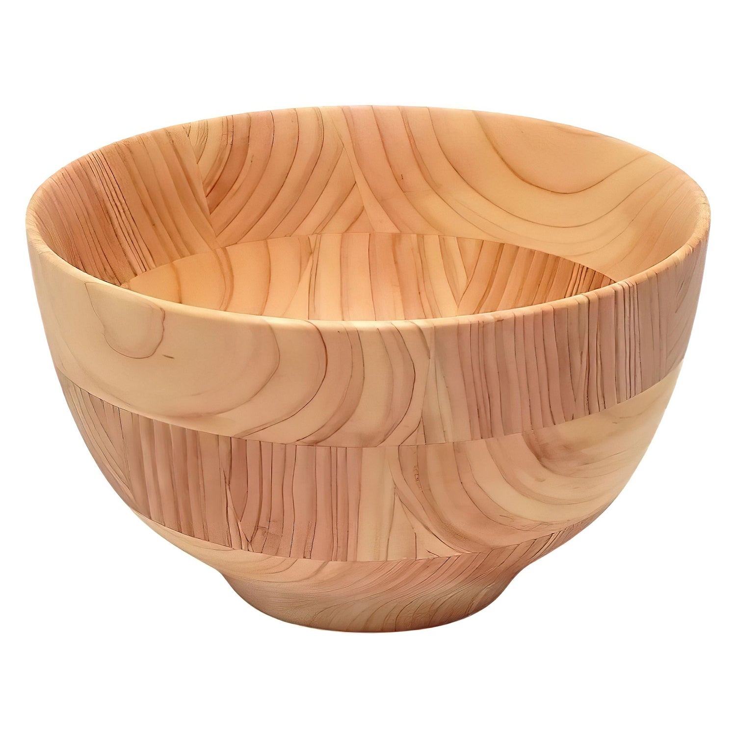 Handcrafted Yosegi Don Wooden Bowl - Traditional Japanese Lacquerware for Rice, Soup & Noodles - Perfect for Home Dining, Gift Giving & Asian Cuisine Presentation