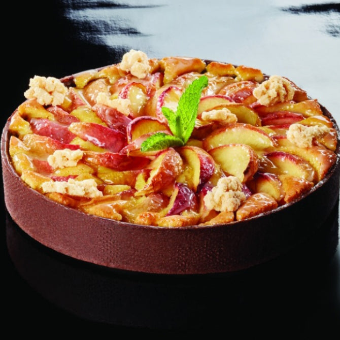 Pavoni Crostate Micro Perforated Ring - 1.3 Inch Height - Perfect for Baking, Pastry Making & Cake Decorating