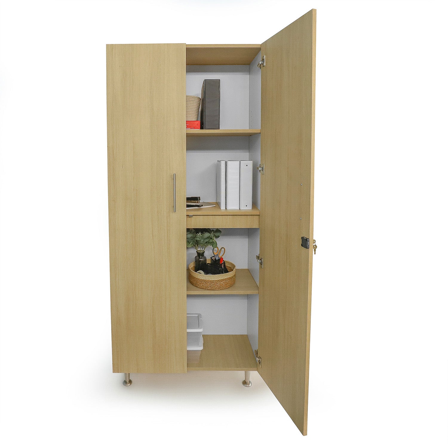 Elevated™ Tall and Wide Storage Cabinet WB1956 - Perfect for Living Room, Bedroom, and Office Organization