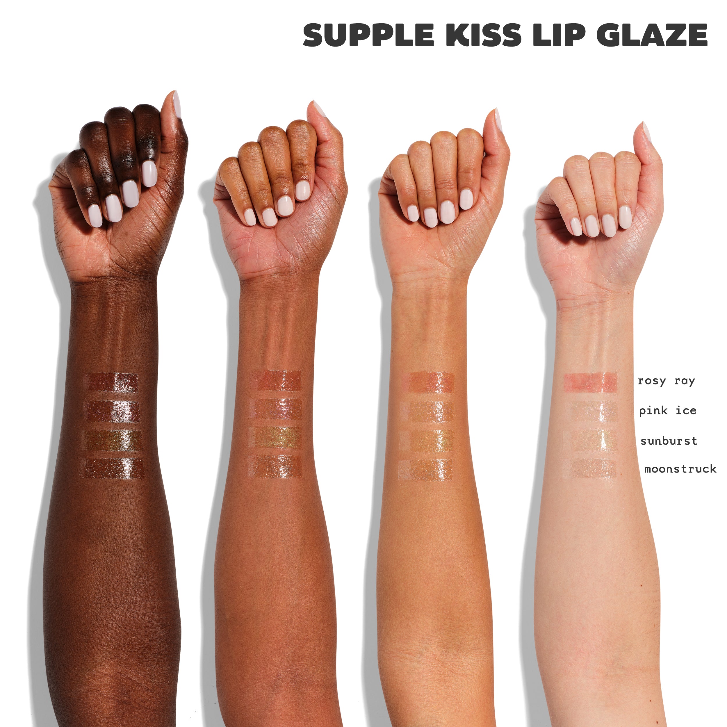 Supple Kiss Lip Glaze & Precision Pout Lip Liner Set - Hydrating Lip Gloss & Long-Lasting Lip Liner Duo for Perfect Pout - Ideal for Daily Wear, Date Night & Special Occasions