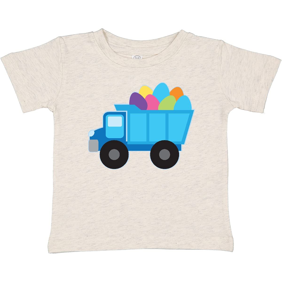 Inktastic Easter Egg Truck Boys Baby T-Shirt - Cute Easter Outfit for Toddler Boys, Soft Cotton Tee for Holiday Photos & Family Gatherings