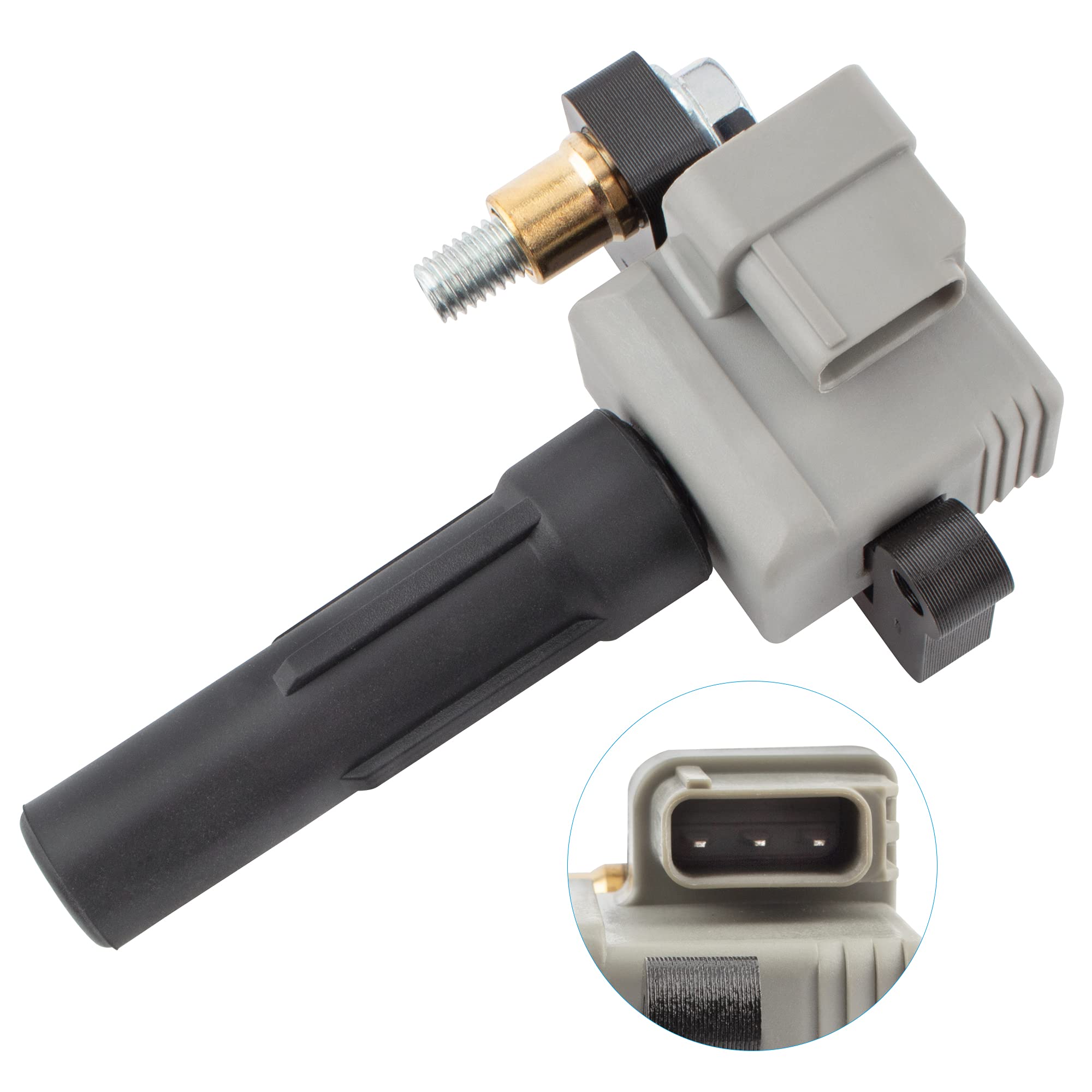 BOXI Engine Ignition Coil Pack - Compatible with Subaru Impreza 2003-2005 & Saab 9-2X 2005 - L4 2.0L Turbocharged Engine - Replacement for OEM# 22433-AA550 & UF-528 - 4pc Set - Perfect for Engine Performance & Smooth Acceleration