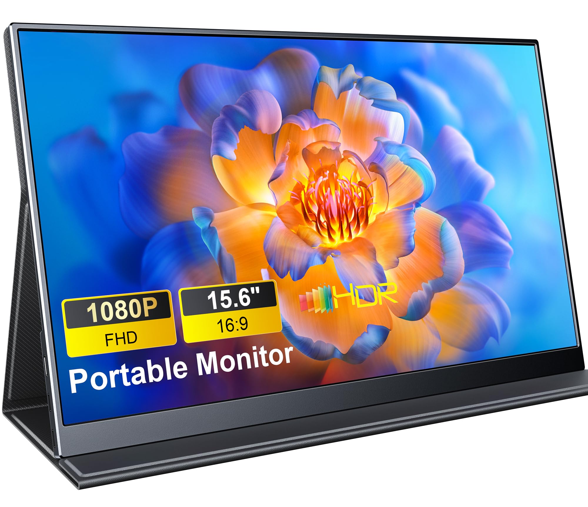 MagicRaven 15.6'' Portable Monitor - Full HD 1080P USB-C HDMI External Display with HDR & Eye Care, Ultra-Thin Lightweight Second Screen for Laptop, PC, Mac, Phone, Xbox, Switch & PS5 - Perfect for Work, Gaming & Travel