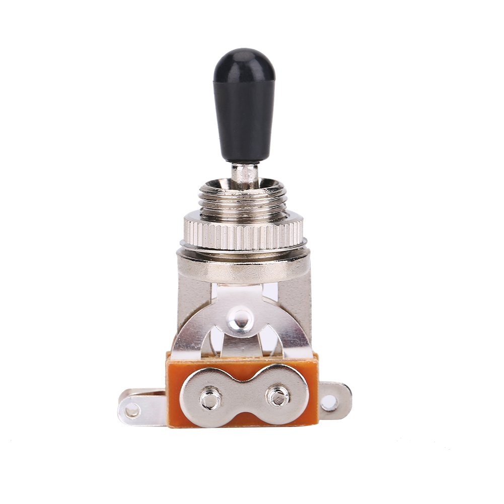 Alomejor 3-Way Guitar Pickup Selector Switch - Metal Toggle Replacement for Electric Guitar Parts | Perfect for Gibson, Fender & DIY Guitar Repairs