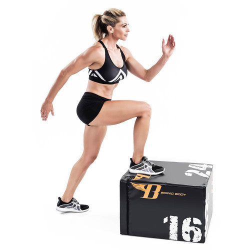 Bionic Body Plyobox - Adjustable Jump Box for CrossFit, HIIT & Plyometric Training | BBPB 1106 | Perfect for Home Gym & Outdoor Workouts