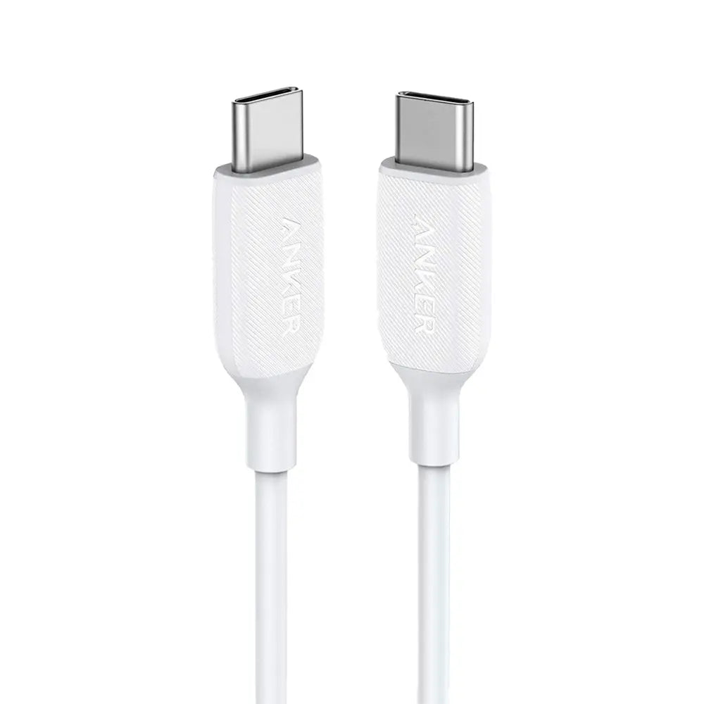 Anker PowerLine III USB-C to USB-C Fast Charging Cable (3ft/0.9m, 60W) - A8852 - Perfect for MacBook, iPad Pro, Galaxy S23 & Fast Charging Devices