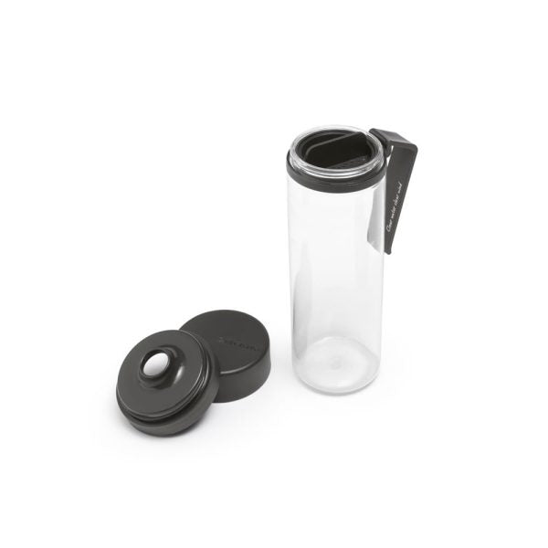 500ml Dark Grey Make & Take Water Bottle with Strainer - Perfect for Gym, Hiking & Outdoor Activities