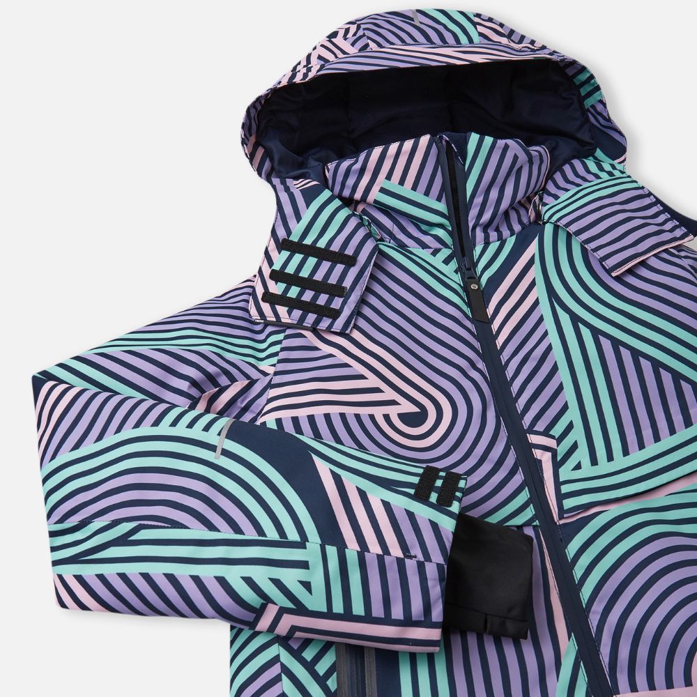 Reima Posio Girls Ski Jacket - Waterproof Winter Coat for Kids in Lilac Amethyst | Perfect for Snowboarding, Skiing & Outdoor Winter Activities