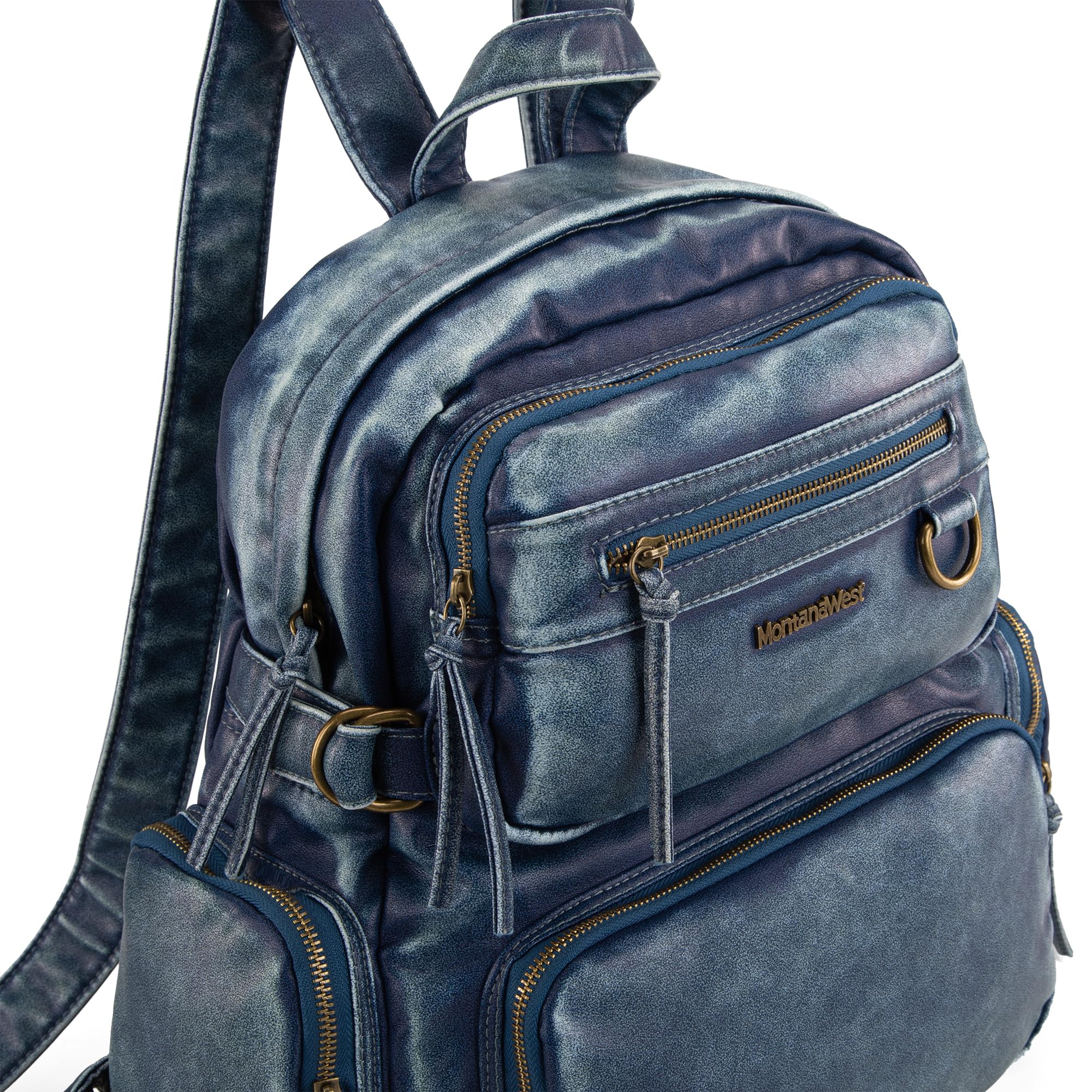 Montana West Medium Backpack Purse for Women & Men - Stylish Casual Daypack with D Key Ring | Perfect for Travel, Work, School & Daily Commute