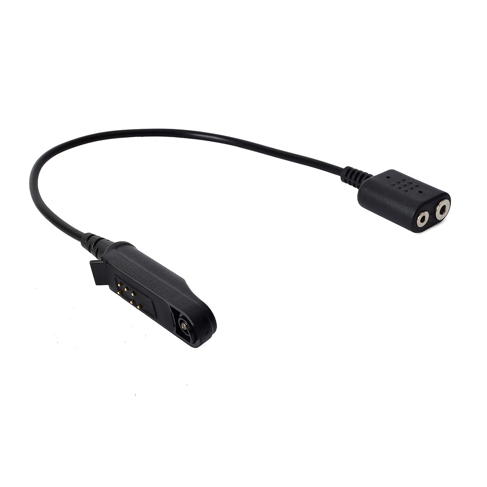 HYS Audio Adapter Cable 2 Pin Earpiece Speaker Mic for Baofeng UV-9R Plus, UV-XR, BF-9700, A58, UV-5S, GT-3WP Waterproof Two Way Radios - Perfect for Outdoor Adventures, Emergency Communication, and Security Work