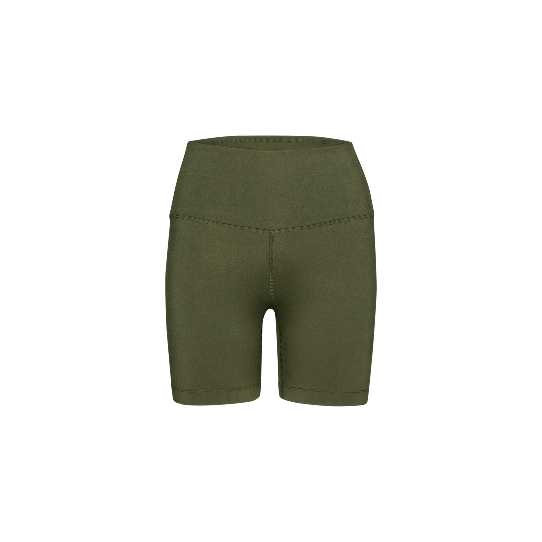 Women's High Waist Matte Shorts - 6 Inch Inseam, Comfortable & Stretchy Workout Shorts for Running, Yoga & Gym