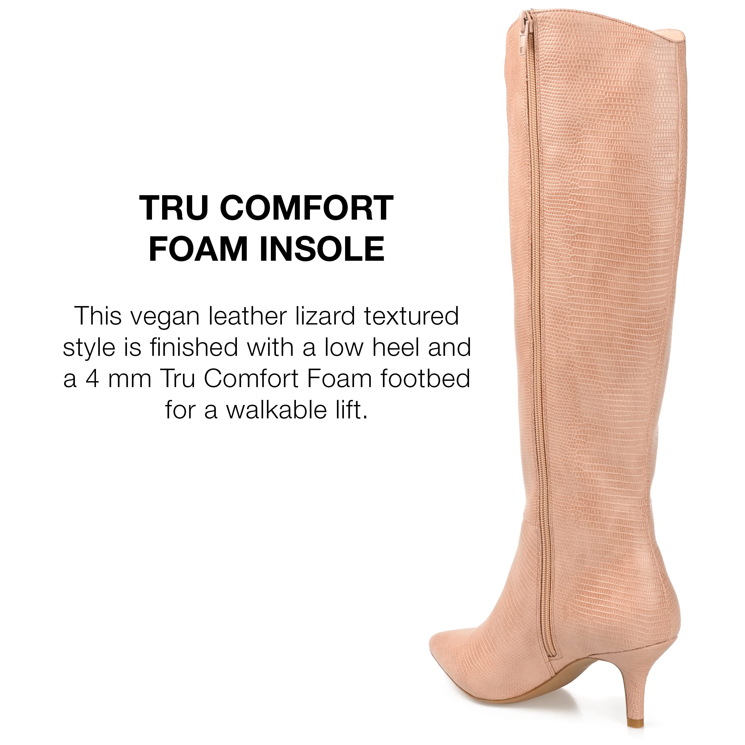 Journee Women's Estrella Knee High Boots - Pointed Toe, Comfort Foam, Fashionable & Stylish (Perfect for Office, Date Night & Winter Outfits)