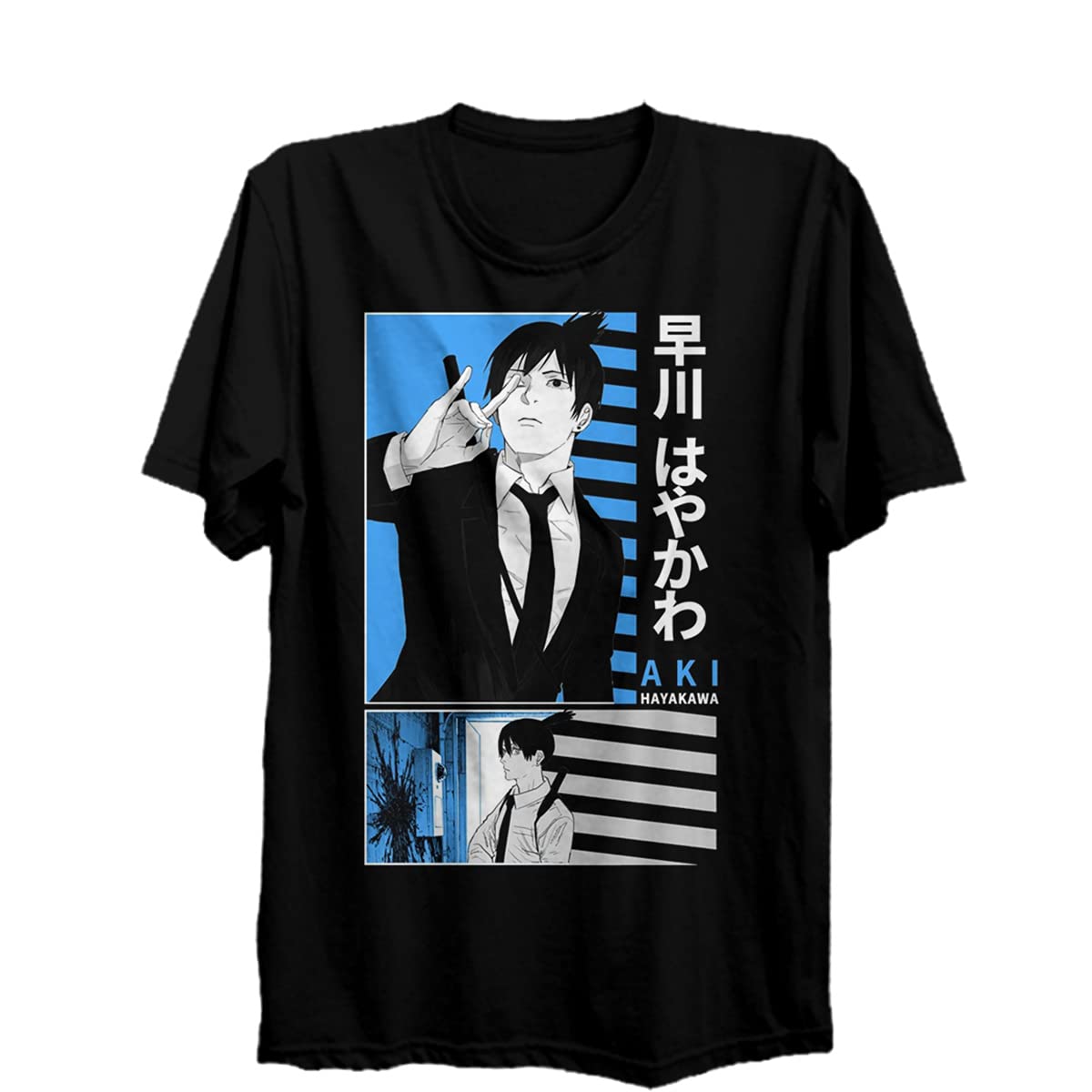 Aki Hayakawa Chainsaw Man Anime T-Shirt - Long Sleeve, Sweatshirt & Hoodie Collection - Perfect for Cosplay, Conventions & Anime Fan Gifts