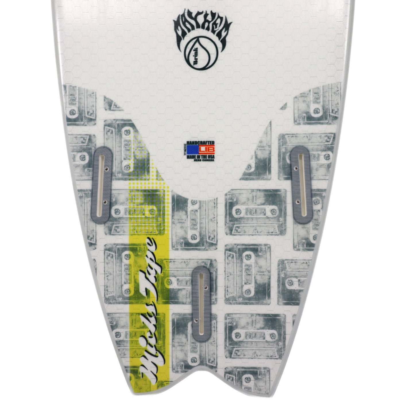 Libtech 5'8 Micks Tape Sym Surfboard - FCSII Compatible - High Performance Surfboard for All Wave Conditions - Perfect for Shortboard Surfing and Beach Breaks