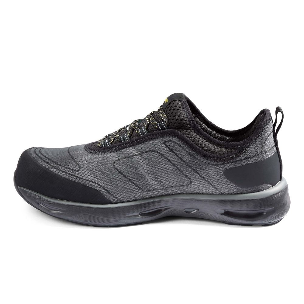 Terra Lites Unisex Composite Toe Athletic Safety Shoes TR0A4NRBBG - Black/Grey Work Sneakers for Construction, Warehouse & Industrial Safety | Lightweight & Comfortable