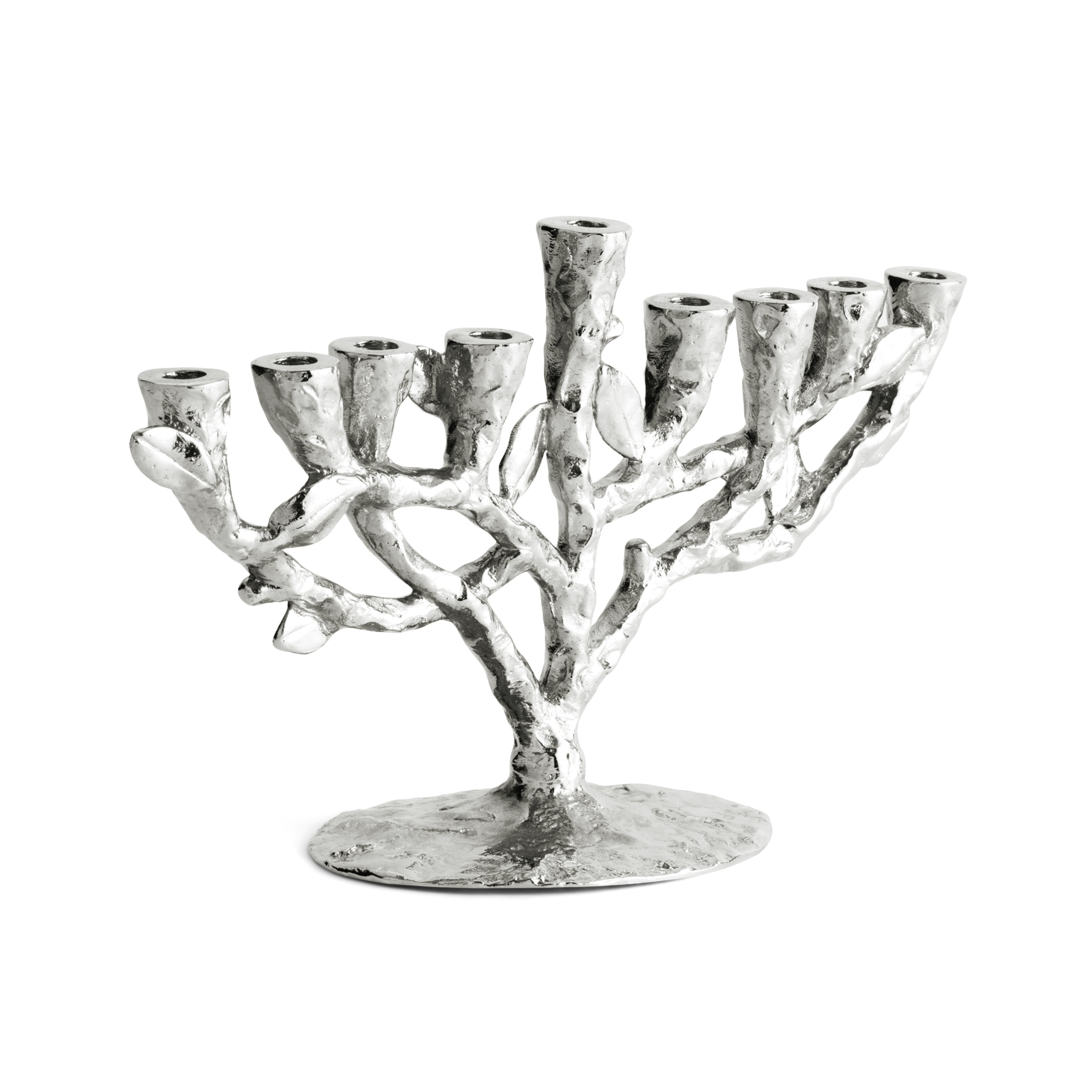 Tree of Life Children's Menorah - Hanukkah Kids' Candle Holder for Jewish Holiday Celebrations & Home Decor