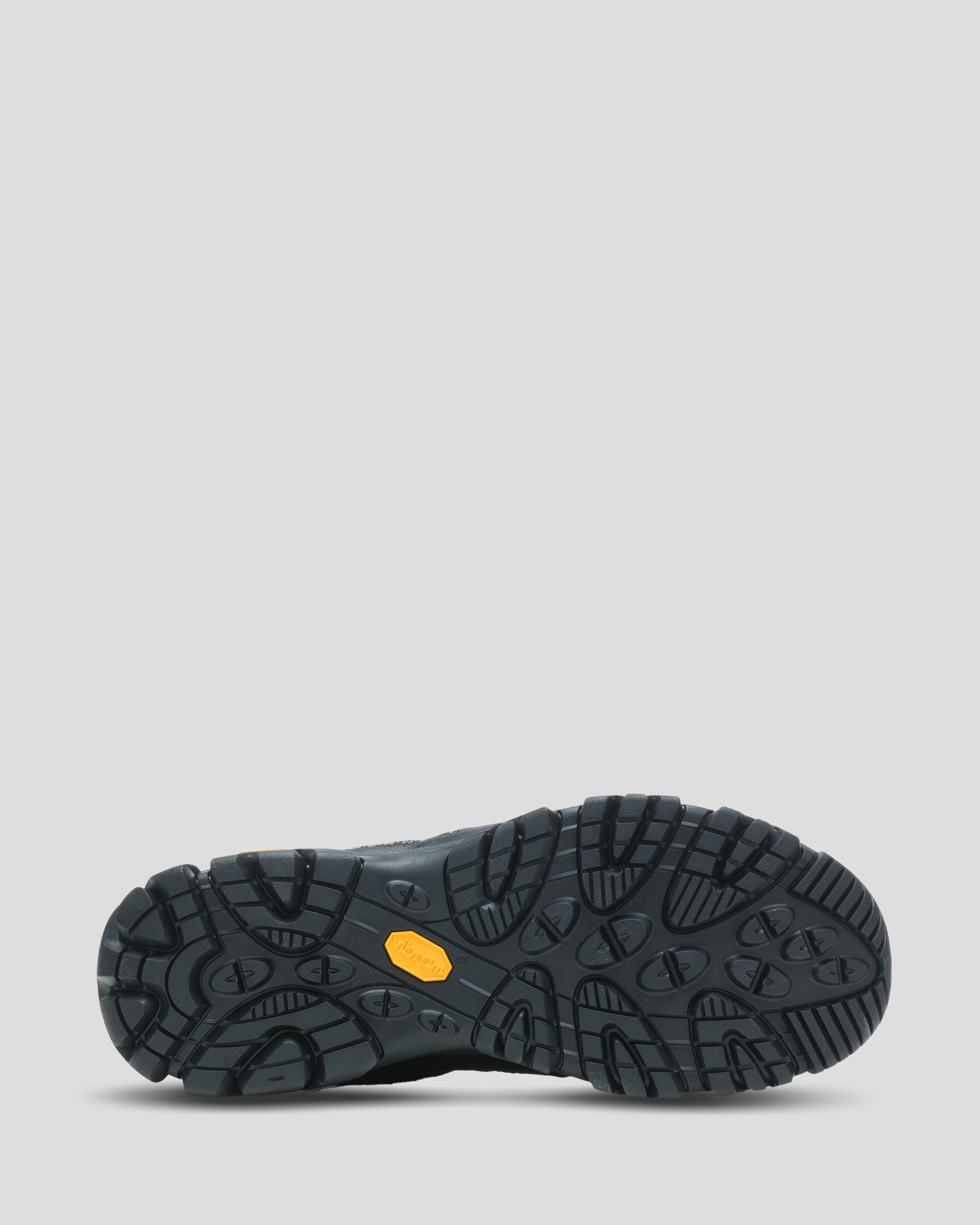 Men's Merrell Moab 3 Waterproof Hiking Shoes - Black/Black | Lightweight & Durable Outdoor Boots for Trail Walking, Camping & Mountain Adventures