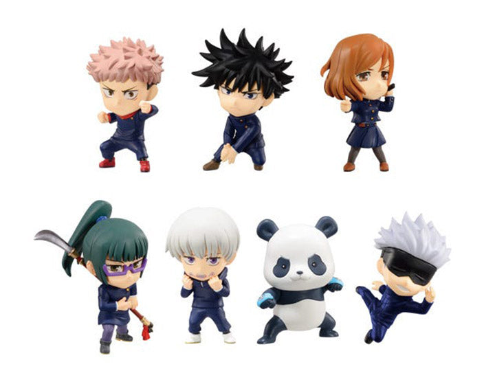 Bandai Spirits Adverge Motion Jujutsu Kaisen Anime Action Figures - Set of 10 Collectible Trading Toys for Fans & Gift Lovers | Perfect for Display, Collection, and Role-Playing Scenes