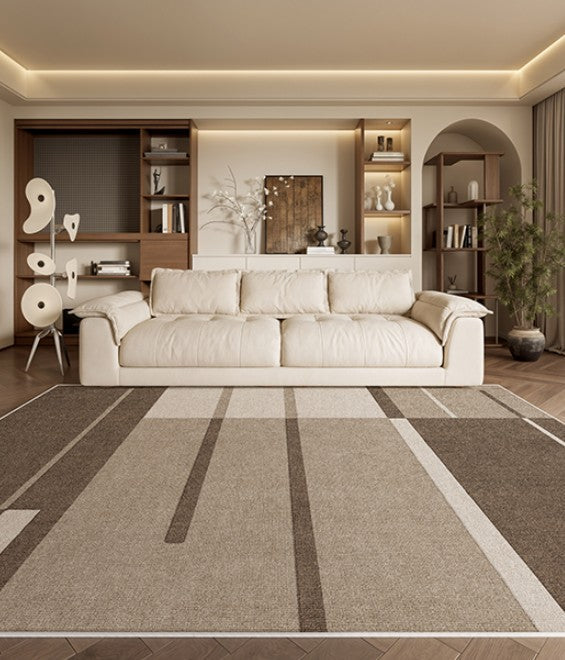 Modern Geometric Area Rugs for Dining Room - Extra Large Contemporary Floor Carpets for Living Room & Bedroom - Non-Slip Soft Home Decor for Family Gatherings & Relaxation